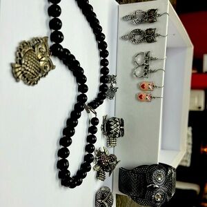 Owl jewelry bundle